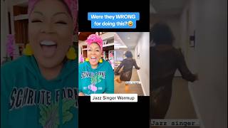 Vocal Coach Reacts to How Singers REALLY Warm Up🤣🎶 vocalcoach opera theatre jazz funny [upl. by Anipsed]