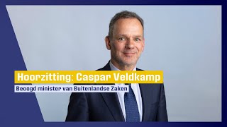 Caspar Veldkamp Beoogd minister van Buitenlandse Zaken [upl. by Oravla847]