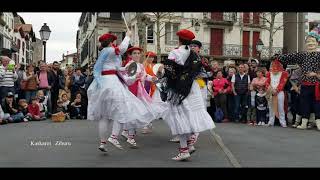 Lizartzako pala dantza  Carnaval Sortie de lOurs le 15 Février 2020 Saint Jean de Luz [upl. by Yremrej]