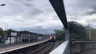 231004 STADLER FLIRT arrives at Merthyr Tydfil terminating [upl. by Reiter]