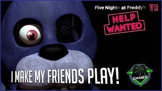 FNAF VR HELP WANTED WITH FRIENDS  DAGames [upl. by Brecher881]