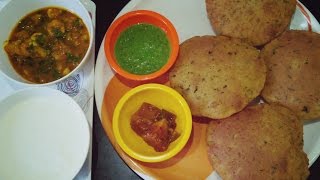 Bedmi Poori  बेड़मी पूरी  Easy Recipe  English Subtitles [upl. by Marba248]