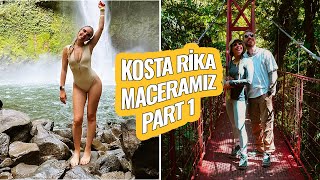 Kosta Rika Vlog  Arenal Volkan La Fortuna Waterfall Kahve ve Ã‡ikolata Turu [upl. by Napier]