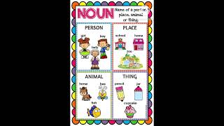 Noun for class 1 Noun for kids Noun in English grammar  EnglishGrammar amp Composition Grade 3 [upl. by Isman414]