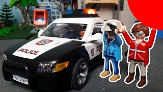 Die Trickbetrüger  Explosion Baustelle  Playmobil Polizei Film deutsch  stop motion [upl. by Ronoh521]