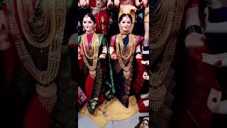 Gavray 🌺🌺🌺👌👌👌 makeup gouriganpati marathi gauriganpati marathimulgi love wedding fashion [upl. by Codd]