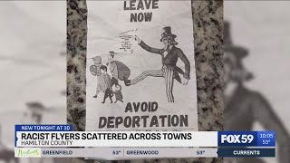 Racist flyers found scattered around Hamilton County [upl. by Mychal92]