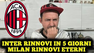 🤬L INTER FA I RINNOVI IN 5 GIORNI NOI CI METTIAMO UNA VITA ‼️PELLEGATTI NON PRENDERCI IN GIRO‼️ [upl. by Annovy]