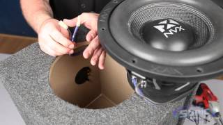 How to Install a Car Subwoofer in a Box [upl. by Aydni359]