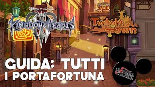 Kingdom Hearts 3  Guida ai portafortuna CREPUSCOPOLI  TWILIGHT TOWN [upl. by Komara]