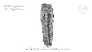 BDU Propper Pants  ACU Digital Camo  Visual 360 [upl. by Westberg190]