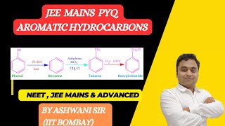 JEE MAINS PROBLEM DISCUSSION AROMATIC HYDROCARBONS  MECHANSIM  HYDROCARBONS CLASS 11 CHEMISTRY [upl. by Nage]