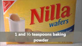 Nabisco Nilla Wafers Famous Secret Recipe  Unveiled [upl. by Annwahsal]