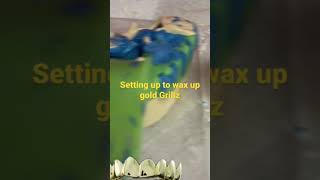 How I set up to wax gold grillz [upl. by Sixla]