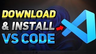 How to Download and Install VS Code Windows 1011 Tutorial [upl. by Mikihisa272]