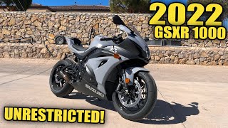 2022 GSXR 1000 Big Unrestricted HP gains on Dyno after FastByFew ECU Flash [upl. by Ashley144]