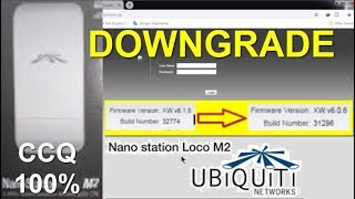 downgrade ubiquiti  LOCO M2 CCQ NAIK 20 TESTED [upl. by Bobbi454]