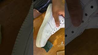 Cleaning yellowed Air Force ones [upl. by Prud353]