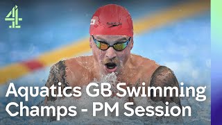 Live Aquatics GB Swimming Championships  Day 5  PM Session [upl. by Sulamith]