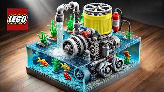 I Built A Giant Lego Water Pump For My Fish 🐠 Lego Auto Tech [upl. by Carl222]