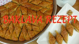 BAKLAVA REZEPT  Türkisches Baklava selber machen amp meine CHALLENGE an euch   Ev Baklavasi [upl. by Nilrev11]