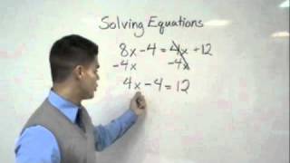 Solving Equations with Variables on both Sides Tutor Zone [upl. by Trini532]