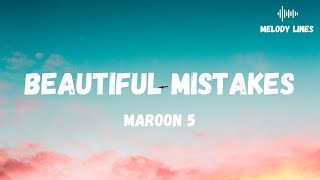 Beautiful Mistakes  Maroon 5 ft Megan Thee Stallion Lyric Video [upl. by Suivatna706]