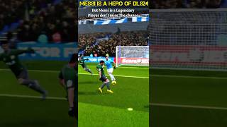 Messi is a hero of Dls24Antonio Rüdiger fail to shoot Goaldls24 dlsfootballmessififarudiger [upl. by Motch]