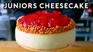 Perfecting Junior’s Famous Cheesecakes At Home  Anything with Alvin [upl. by Arodal]