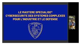 Webinaire Mastère Spécialisé ® Cyber SCID 2024 [upl. by Landers304]