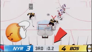 When to Play the Puck as Goalie in NHL 23 [upl. by Krystyna]