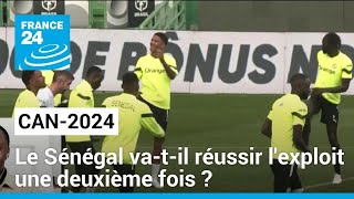 CAN2024  le Sénégal vatil réussir lexploit une deuxième fois  • FRANCE 24 [upl. by Yaffit]