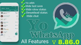 Yowhatsapp latest version settings and features  Gbwhatsapp [upl. by Moffit]