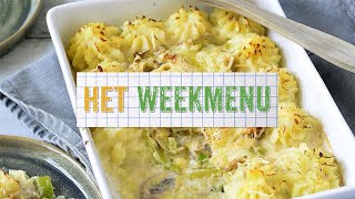 Het Weekmenu 2  Gemakkelijk vispannetje  Bart Desmidt [upl. by Aneehsit]