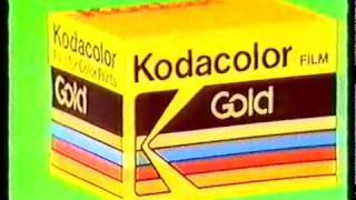 Kodackodacolor Gold film commercial 1987  motion graphics high speed photography 80s design [upl. by Ditzel667]