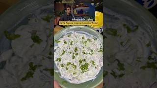 Kartik aryans creamy cucumber salad for weight loss cucumbersalad healthysalad saladrecipe [upl. by Amasa]