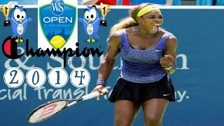 Serena Williams vs Ana Ivanovic CincinnatiFinalHighlights2014 [upl. by Harrietta266]