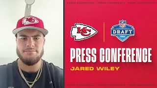 TE Jared Wiley Introduction Press Conference  2024 NFL Draft [upl. by Calia81]