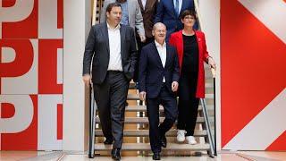 SPD im Wahlkampfmodus „Wollen in zwölf Monaten weiter den Bundeskanzler stellen“ [upl. by Yeltneb484]