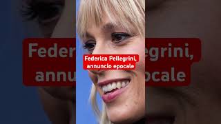 Federica Pellegrini annuncio epocale [upl. by Goss]