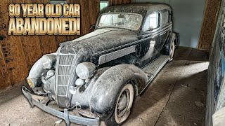 90 Years Old ABANDONED Barn Find Chrysler Our Oldest Detail Ever [upl. by Ynnaj]