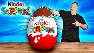 Я УВЕЛИЧИЛ 10КУЛЬТОВЫХ КИНДЕРОВ  Kinder Surprise  Kinder joy  Kinder Milk Slice  Kinder bueno [upl. by Henrietta]