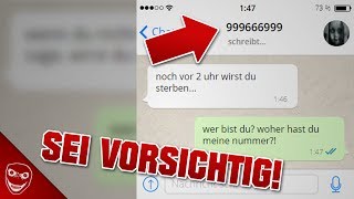 Sei vorsichtig wenn diese NUMMER dir auf WHATSAPP schreibt [upl. by Ellenod]