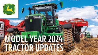 Model Year 2024 Tractor Updates  John Deere [upl. by Aiekram]