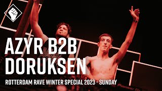 Rotterdam Rave Winter Special 2023 Sunday  Azyr b2b Doruksen [upl. by Anerroc]