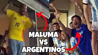 CRUCE entre ARGENTINOS vs COLOMBIANOS en la Copa América 2024 [upl. by Kussell45]