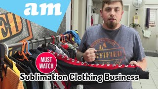 Must Watch Video of Sublimation Clothing Business Print Press Cut and Material Selections [upl. by Aihseyn]