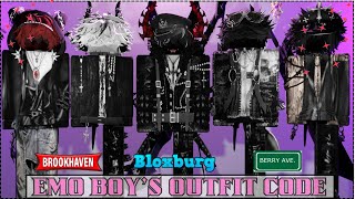 New Aesthetic Outfit Codes for Bloxburg Berry Avenue and Brookhaven  Boy Outfits Code 2024 Part 17 [upl. by Lody]