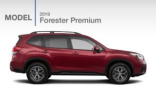 2019 Subaru Forester Premium  Model Review [upl. by Ahsetan]