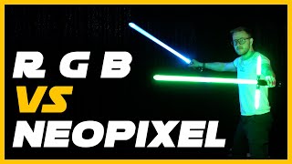 RGB vs NEOPIXEL Lightsaber  Was braucht mein Lichtschwert  Star Wars Guide [upl. by Gil]